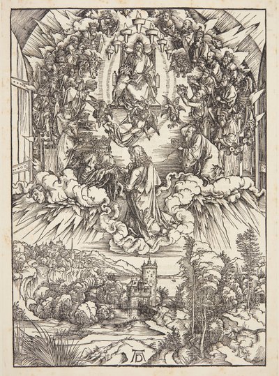 Saint Jean devant Dieu et les Anciens - Albrecht Dürer