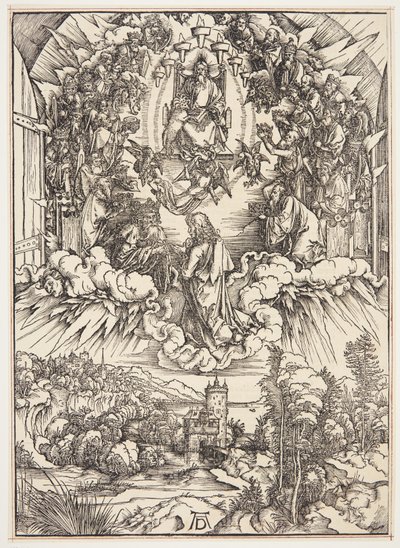 Saint Jean devant Dieu et les anciens - Albrecht Dürer