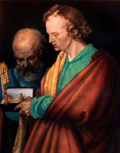 Saint Jean avec Saint Pierre, (détail), 1526, 1936 - Albrecht Dürer