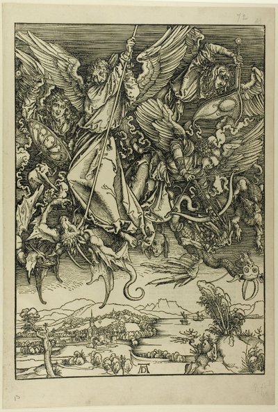 Saint Michel combattant le dragon, de L
