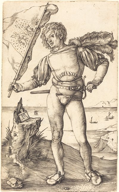 Porte-étendard - Albrecht Dürer