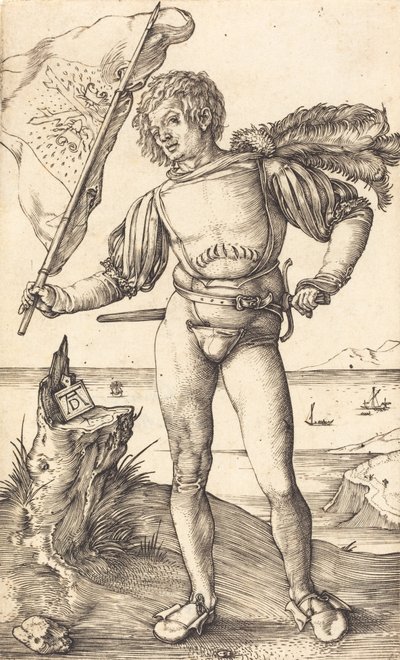 Porte-étendard, c. 1502-1503 - Albrecht Dürer