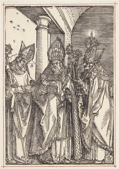 Saints Nicolas, Ulrich et Érasme - Albrecht Dürer