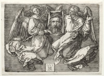 Le Suaire présenté par deux anges - Albrecht Dürer