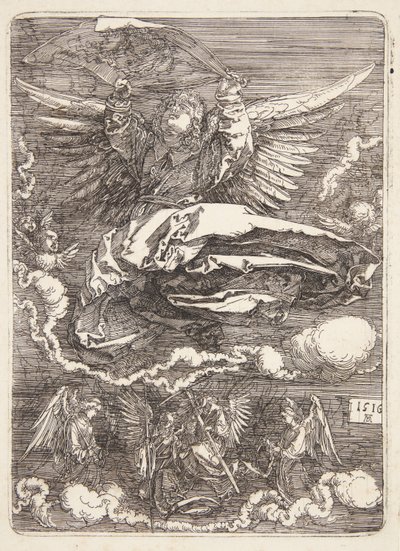 Le suaire étendu par un ange - Albrecht Dürer