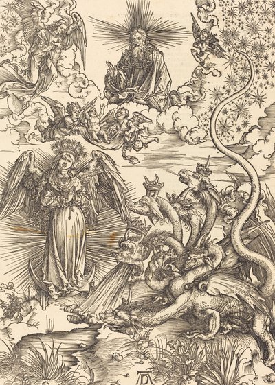 La femme apocalyptique, 1498 - Albrecht Dürer