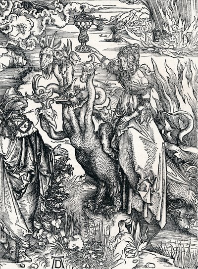 La Grande Prostituée de Babylone, 1498, 1906 - Albrecht Dürer