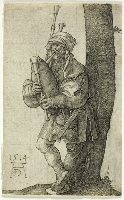 Le joueur de cornemuse - Albrecht Dürer