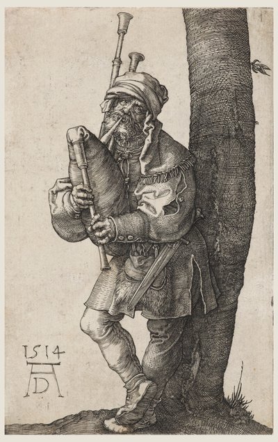 Le joueur de cornemuse - Albrecht Dürer