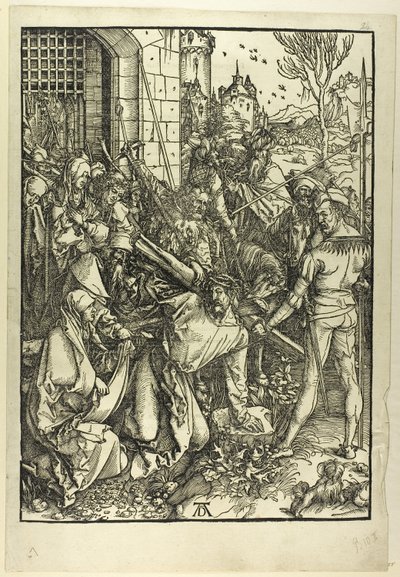 Le Portement de Croix, de La Grande Passion - Albrecht Dürer
