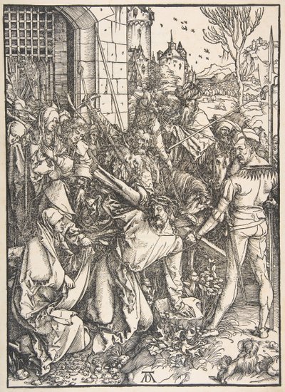 Le Portement de Croix, de La Grande Passion - Albrecht Dürer