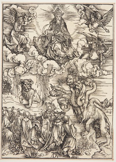La Bête à deux cornes semblable à un agneau - Albrecht Dürer