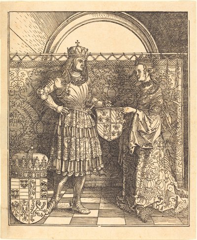 Les Fiançailles de Maximilien avec Marie de Bourgogne - Albrecht Dürer