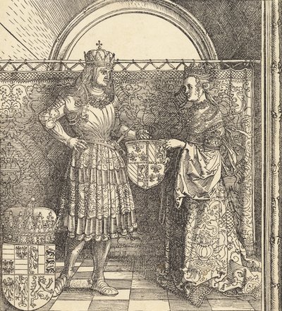 Les fiançailles de Maximilien avec Marie de Bourgogne - Albrecht Dürer