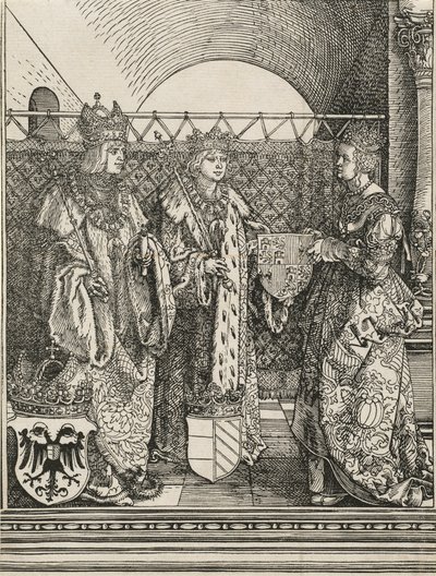 Les fiançailles de Philippe le Beau avec Jeanne de Castille, 1515 - Albrecht Dürer