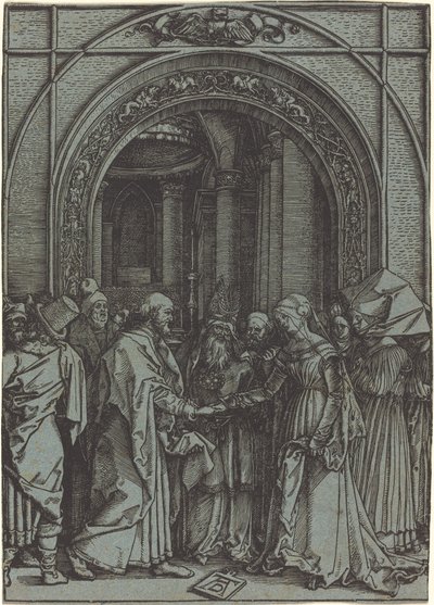 Les fiançailles de la Vierge - Albrecht Dürer