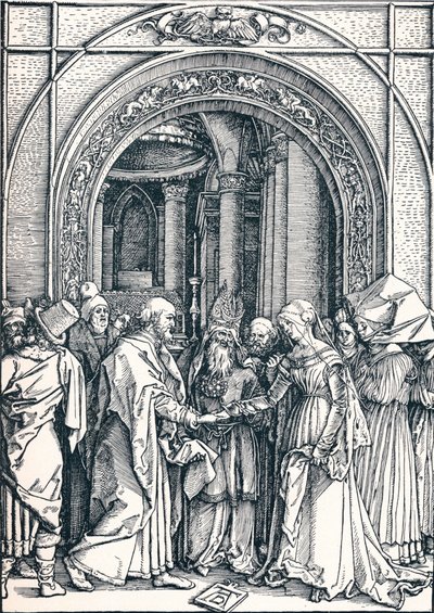 Les fiançailles de la Vierge - Albrecht Dürer