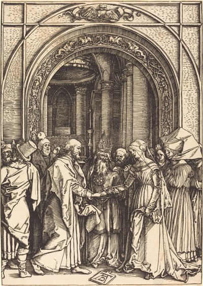 Les fiançailles de la Vierge, vers 1504-1505 - Albrecht Dürer