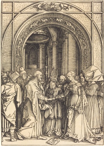 Les Fiançailles de la Vierge, vers 1504-1505 - Albrecht Dürer