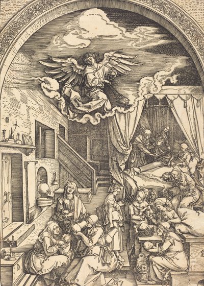 La Naissance de la Vierge, vers 1503-1504 - Albrecht Dürer