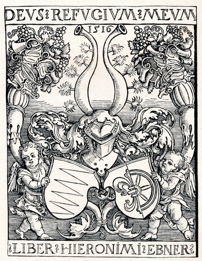 Ex-libris de Jérôme Ebner, 1516 1906 - Albrecht Dürer