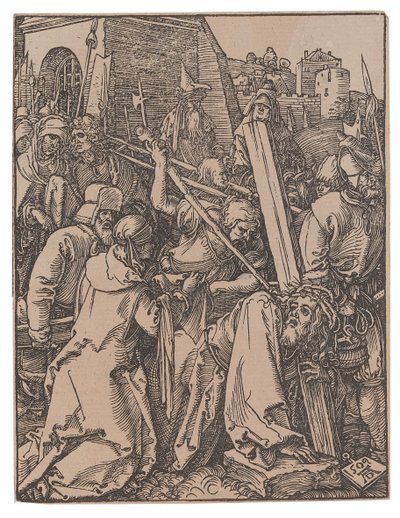 Le Portement de Croix, de la série La Petite Passion, 1509 - Albrecht Dürer