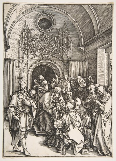 La Circoncision, de La Vie de la Vierge - Albrecht Dürer