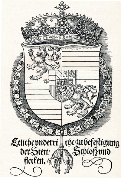Les armoiries de Ferdinand I, roi de Hongrie et de Bohême, 1527 1906 - Albrecht Dürer