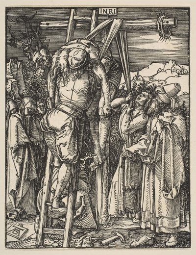 La Descente de Croix, de La Petite Passion, vers 1509 - Albrecht Dürer