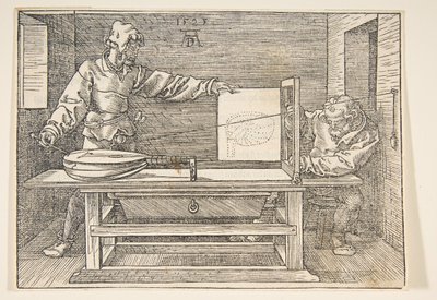 Le Dessinateur du luth - Albrecht Dürer