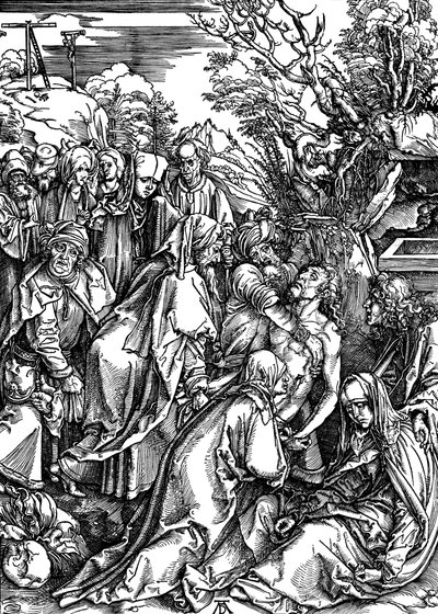 La Mise au tombeau - Albrecht Dürer