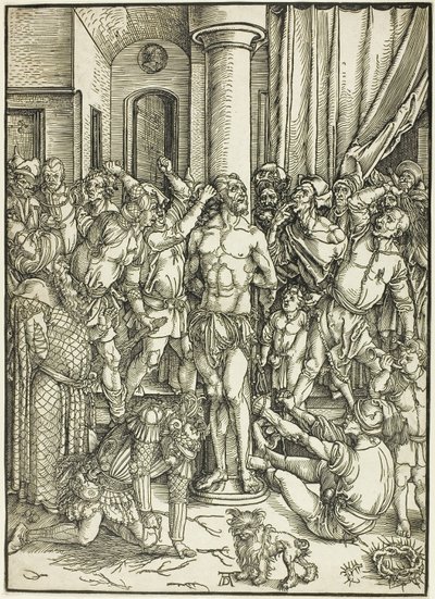 La Flagellation, de La Grande Passion - Albrecht Dürer