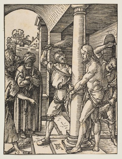 La flagellation (La Petite Passion) - Albrecht Dürer