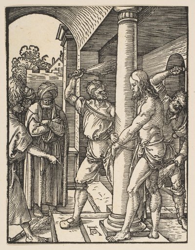 La Flagellation, de La Petite Passion - Albrecht Dürer