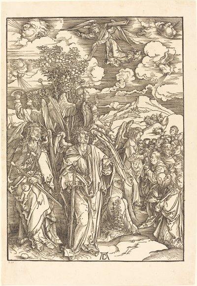 Les Quatre Anges tenant les vents - Albrecht Dürer