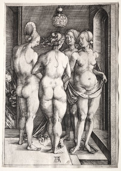 Les Quatre Sorcières (Quatre Femmes Nues) - Albrecht Dürer