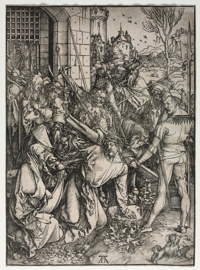 La Grande Passion : Le Christ portant la croix - Albrecht Dürer