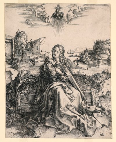 La Sainte Famille avec papillon - Albrecht Dürer