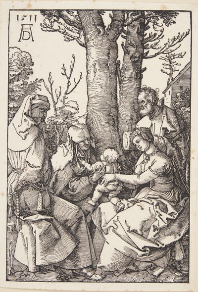 La Sainte Famille avec Joachim et Sainte Anne - Albrecht Dürer