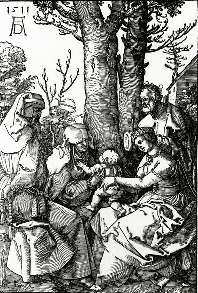 La Sainte Famille avec Sainte Anne et Saint Joachim, 1511 - Albrecht Dürer