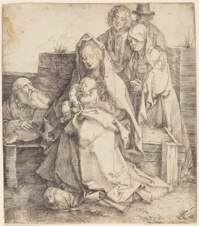 La Sainte Famille avec Saint Jean, la Madeleine et Nicodème - Albrecht Dürer