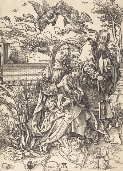 La Sainte Famille avec les trois lièvres, c. 1497-1498 - Albrecht Dürer