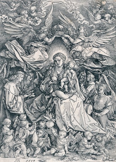 La Sainte Vierge en tant que Reine des Anges, 1518 - Albrecht Dürer