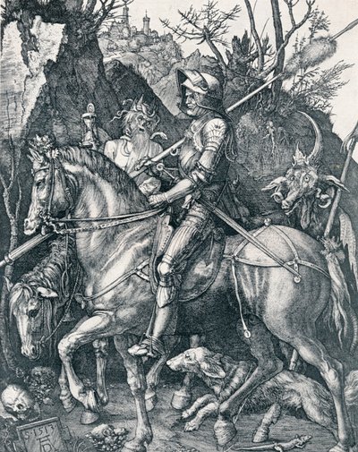 Le Chevalier, la Mort et le Diable, 1513 - Albrecht Dürer