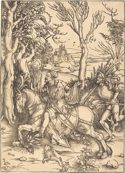 Le Chevalier à Cheval et le Lansquenet - Albrecht Dürer