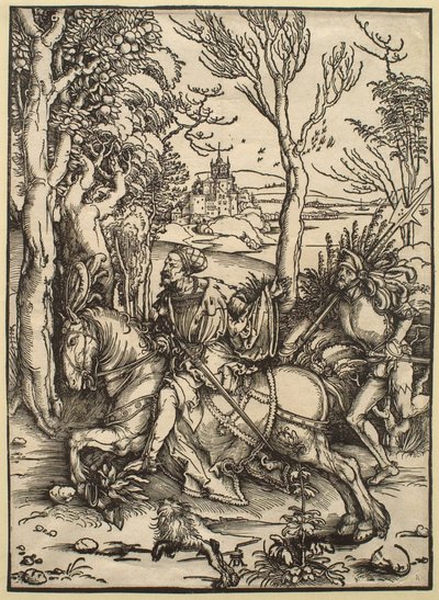 Le chevalier à cheval et le lansquenet - Albrecht Dürer