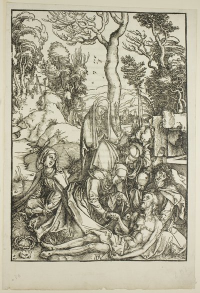 La Lamentation, de La Grande Passion - Albrecht Dürer