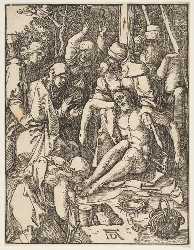 La Lamentation, de La Petite Passion, vers 1509 - Albrecht Dürer