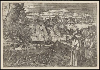 Le paysage avec le canon, 1518 - Albrecht Dürer