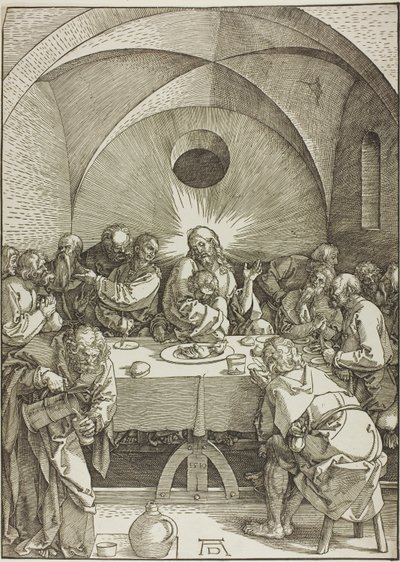 La Cène, de La Grande Passion - Albrecht Dürer